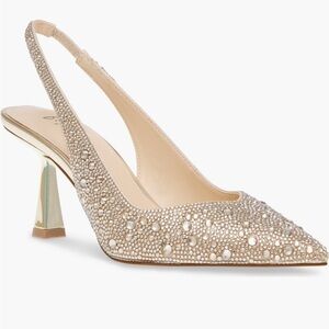 Betsy Johnson Clark Slingback Pointed Toe Pump